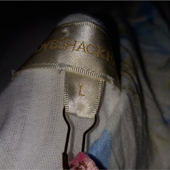 NWT LoveShackFancy "Audrina" Dress in Santa Rosa River Color Size Large - Picture 4 of 5